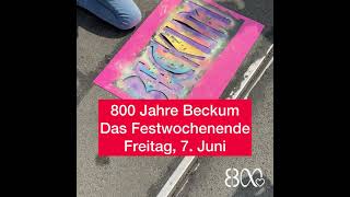 800 Jahre Beckum – Das Jubiläumswochenende – Freitag 8 Juni [upl. by Hickie313]