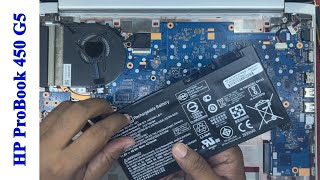 HP ProBook 450 G5 Battery Replacement  Disassembly [upl. by Alyhs]