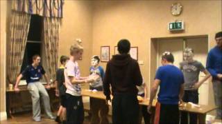 How many Wotsits can be stuck to your face with shaving cream Challenge [upl. by Ellenaj239]