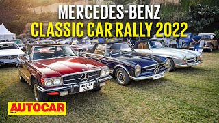 MercedesBenz Classic Car Rally 2022  Star Attraction  Feature  Autocar India [upl. by Daffi]