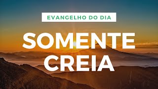 EVANGELHO DO DIA AO VIVO  O EVANGELHO DO DIA DE HOJE SOMENTE CREIA  ORAÃ‡ÃƒO AO VIVO [upl. by Notnelc65]