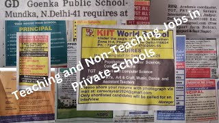 Latest Teaching Jobs Advertised in Newspaper [upl. by Moselle]