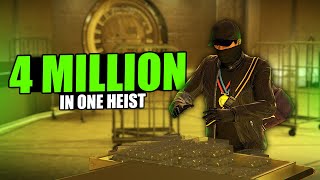 4 Million In 1 Heist With Casino Heist Vault Glitch  Silent And Sneaky Roof Entrance [upl. by Nelleus557]