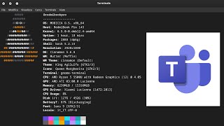 Install Teams in Linux MODICIA OS calamares configure linux technology [upl. by Thursby]