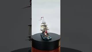 HMS Cornwallis blackseas 1700 scale history modelship napoleonicwars [upl. by Etrem]