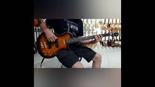 DEMO BURNY BY FERNANDES LES PAUL BASS JAPAN 90S  Guitar Shop Barcelona [upl. by Bozovich]