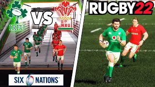 IRELAND v WALES  6 Nations 2024 Round 3  Rugby 22  Gameplay amp Commentary Legend Difficulty [upl. by Reinar732]