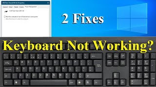 How to Fix Computer Keyboard Not Working  Windows 11 10 [upl. by Llenor]