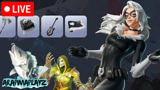 NEW BLACK CAT SKIN FORTNITE LIVE [upl. by Catlin]