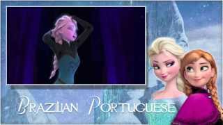 Frozen  Let It Go  27 versions OneLine Multilanguage HD [upl. by Aisined]