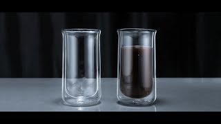 Minimal Double Wall Glass Bottle and Cups  Hand Made [upl. by Melodie22]