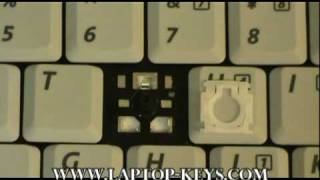 Replacement Keyboard Key Compaq Repair Guide [upl. by Oak]