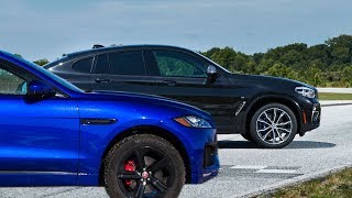 2019 BMW X4 M40i Vs 2018 Jaguar FPace S [upl. by Anahsahs]