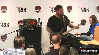 Dustie Waring of Between the Buried and Me  PRS Clinic  Bedford NH 2018 [upl. by Dagmar]