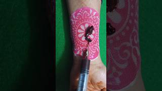 😍 How to Apply Mehandi Sticker viralvideo shorts youtube [upl. by Coppola]