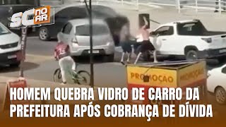 Homem quebra vidro de carro da prefeitura de forquilhinha e é preso por dano ao patrimônio público [upl. by Ynohta21]