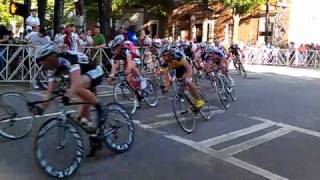 Athens Criterium 2011 Huge crash on turn 1 [upl. by Ixela509]