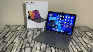 Logitech Folio Touch Unboxing For iPad Air 4 [upl. by Carry]