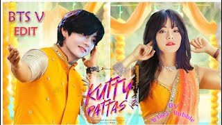 Kutty Pattas Ashwin Reba BTS V edit  Kim Taehyung  Tamil song FMV  whatsapp status [upl. by Atinev]