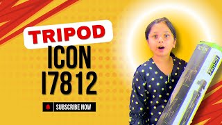 Icon Professional Tripod i7812 Unboxing and Review  The Ultimate Camera Accessory [upl. by Colton]