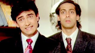 Paresh Rawal Aamir Khan Salman Khan  Andaz Apna Apna  Comedy Scene 1823 [upl. by Seiuqram]