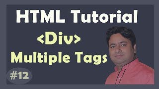 Multiple DIV Tags use in Web Page  Learn HTML  HTML Tutorial in HIndi by Manoj Sir  Day12 [upl. by Neyugn]