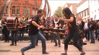 How to dance a Galician Muiñeira  Lume de Biqueira in Belfast at Corn Market Muiñeira de Freixido [upl. by Danielle]