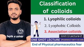 classification of colloids amp comparative account of their general properties  physical pharmaceutic [upl. by Knutson]