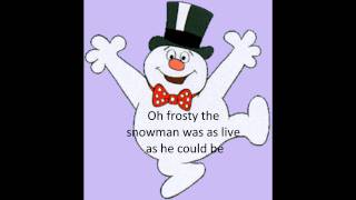 Bing Crosby Frosty the Snowman  lyrics [upl. by Sivie]