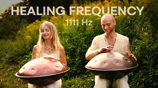 Healing Frequency Meditation 1111 Hz  1 hour handpan music  Malte Marten amp Lynxk [upl. by Uaeb]