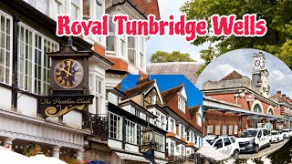 Walking Tour Old Town Royal Tunbridge Wells England  Walking Santai [upl. by Ise762]