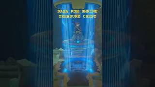 DAQA KOH SHRINE TREASURE CHEST  BREATH OF THE WILD shorts [upl. by Atteloc]