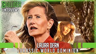 Jurassic World Dominion Laura Dern on the Ellie and Alan Relationship [upl. by Lebasiram]