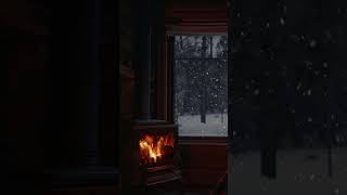 Relax by the cozy winter fireplace httpswwwyoutubecomliveG9AEnvfL38 relaxcozy snow [upl. by Silas]