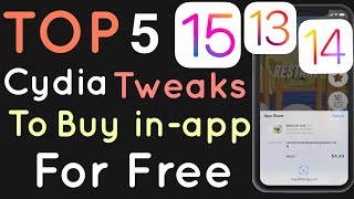 Top 5 Jailbreak Tweaks For FREE IN APP PURCHASES iOS 1216 🔥  Educational [upl. by Orion]