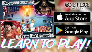 HOW TO PLAY THE ONE PIECE CARD GAME COMPLETE BEGINNER GUIDE [upl. by Shafer1]