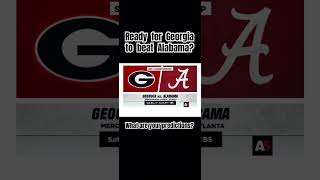 SEC CHAMPIONSHIPGEORGIA VS ALABAMA 🏈 football secchampionship georgia alabama [upl. by Josey]