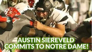 Notre Dame Football Recruiting News Today  Austin Siereveld Commits  Shorts [upl. by Wald]