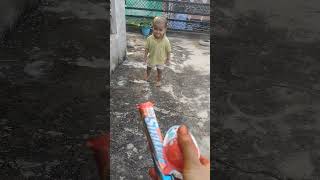 cute baby chooses 🤔 snakker chocolate 🍫  kinderjoy nahi li shorts [upl. by Thorvald]