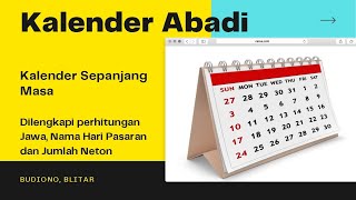 APLIKASI KALENDER ABADI  GRATIS [upl. by Marissa]