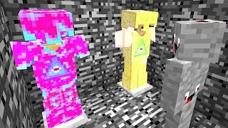 In diesem GEHEIMLAGER ist OP ILLUMINATI RÜSTUNG⚠️🔥 Minecraft LUCKY BLOCK BEDWARS [upl. by Bridget61]