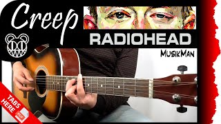 CREEP 😵  Radiohead  GUITAR Cover  MusikMan N°143 [upl. by Esirahs]