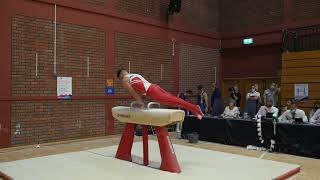 Dom Cunningham  Pommel 2021 Mens Artistic British Championships [upl. by Rimma]