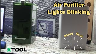 Why is my xTool Air Purifier Lights blinking [upl. by Anerb856]