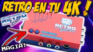 🟢RetroScaler2X Bueno y Barato ¿Merece la Pena Juega RETRO en tu TV 4K a NES SNES N64 SATURN XBOX [upl. by Jamille]