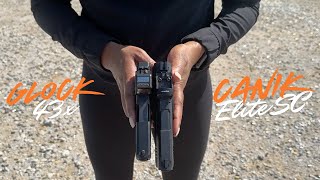 Glock 43x vs Canik Elite SC [upl. by Eelyrag]