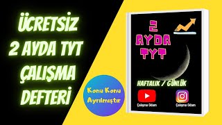 2 Ayda TYT Bitirme Programı  YKS [upl. by Anaihr]