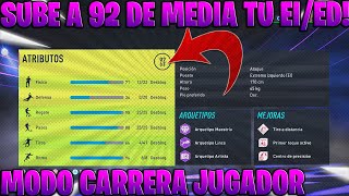 como llegar a MEDIA 92 siendo EI o ED en fifa 22 CARRERA JUGADOR [upl. by Annoyi]