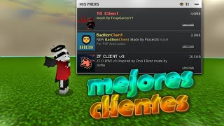 💥3 Mejores CLIENTES para MINECRAFT BEDROCK 120 💥 [upl. by Llenrep]