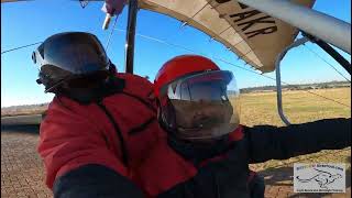 XCountry flight with Windlass Microlight [upl. by Ardnua]